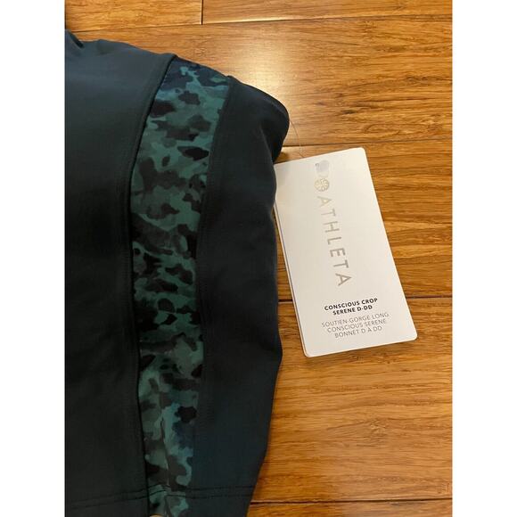NWT Athleta Conscious Crop Top Serene D-DD Sports bra YOGA Crop Tank MSRP $64 3X - Picture 4 of 6